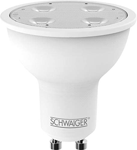 Schwaiger HALSET400 - Intelligente Glühbirne - Weiß - ZigBee - LED - GU10 - Warmweiß
