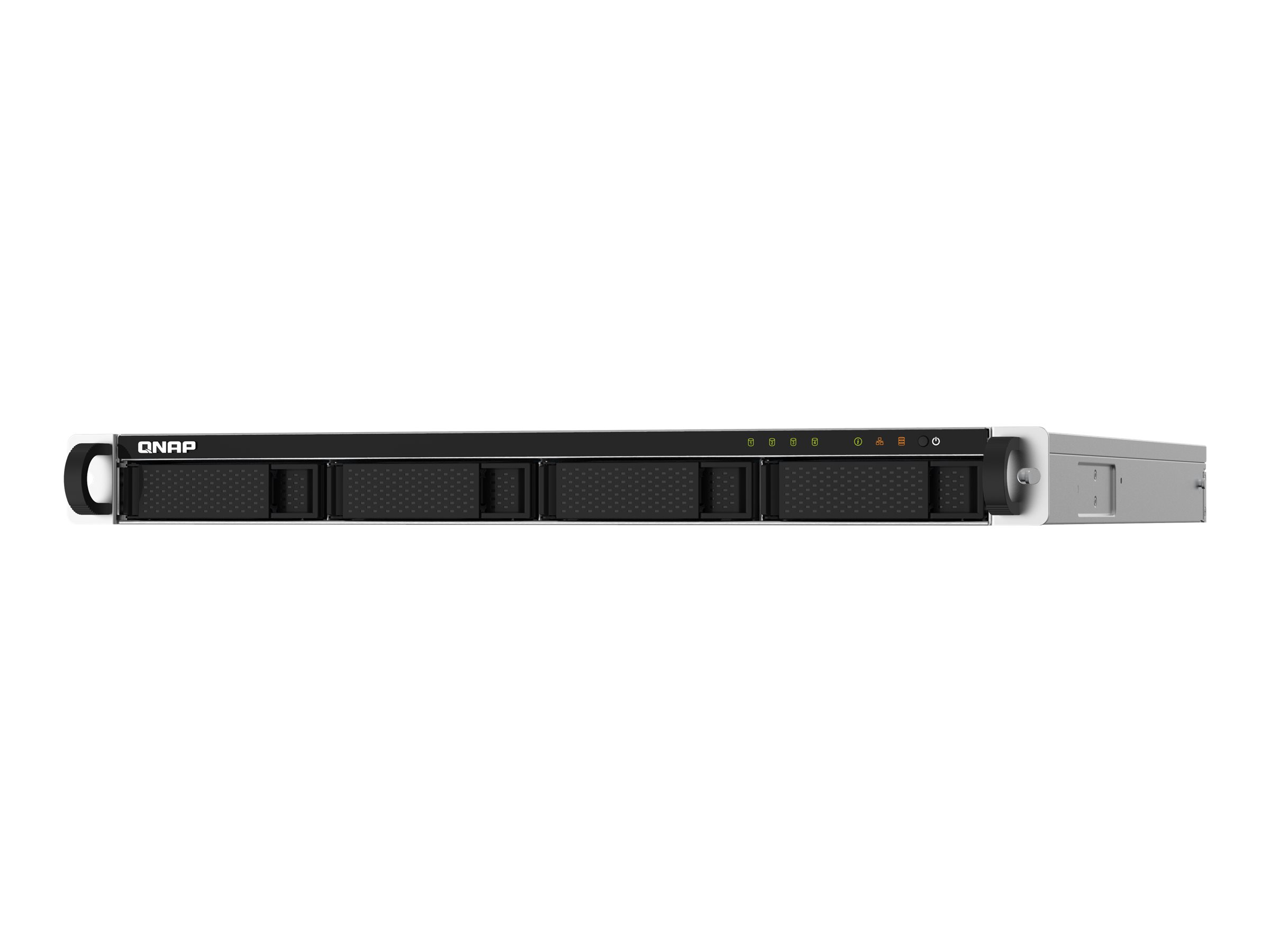 QNAP TS-432PXU-RP NAS Rack (1U) Annapurna Labs Alpine AL-324 2 GB DDR4 0 TB Schwarz