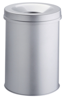 Durable Mülleimer - rund - 30 L - Stahl - Grau