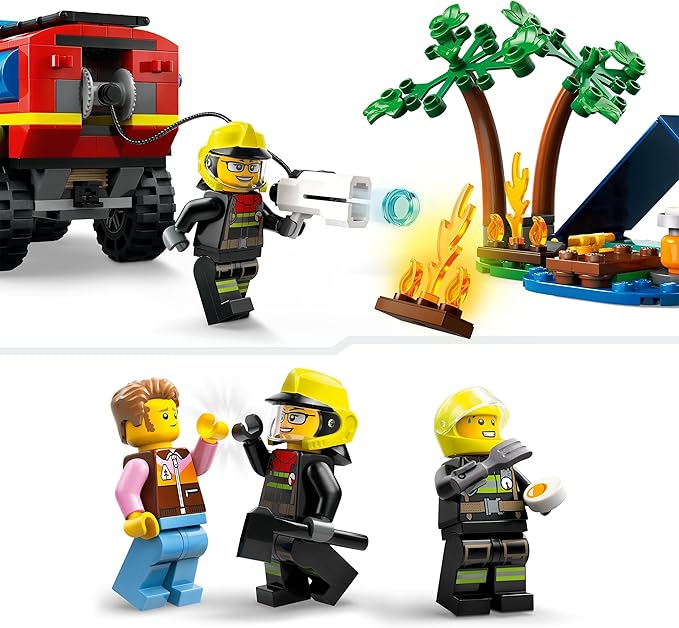 LEGO® 60412 City Feuerwehr - Feuerwehrgeländewagen mit Rettungsboot (301 Teile) LEGO® 60412 City Feuerwehr - Feuerwehrgeländewagen mit Rettungsboot (301 Teile)