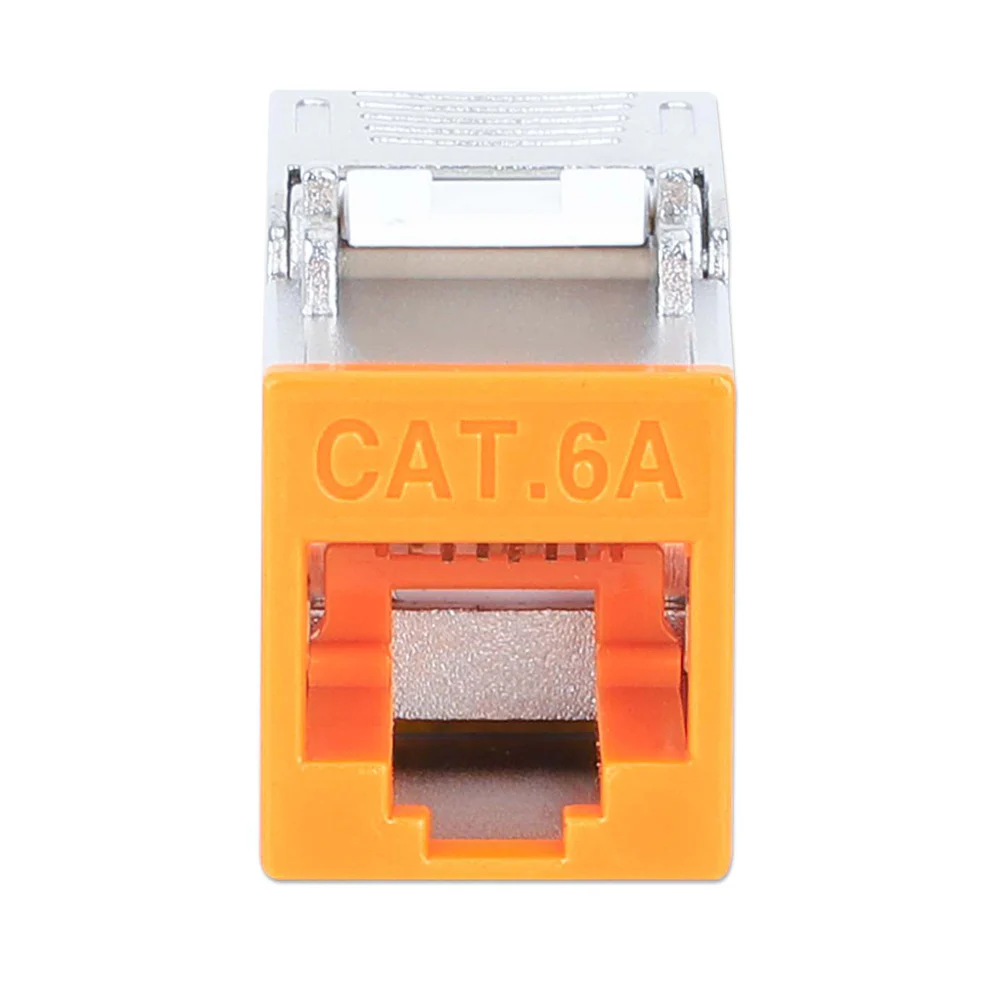 INTELLINET Cat6a 10G STP Keystone-Modul orange