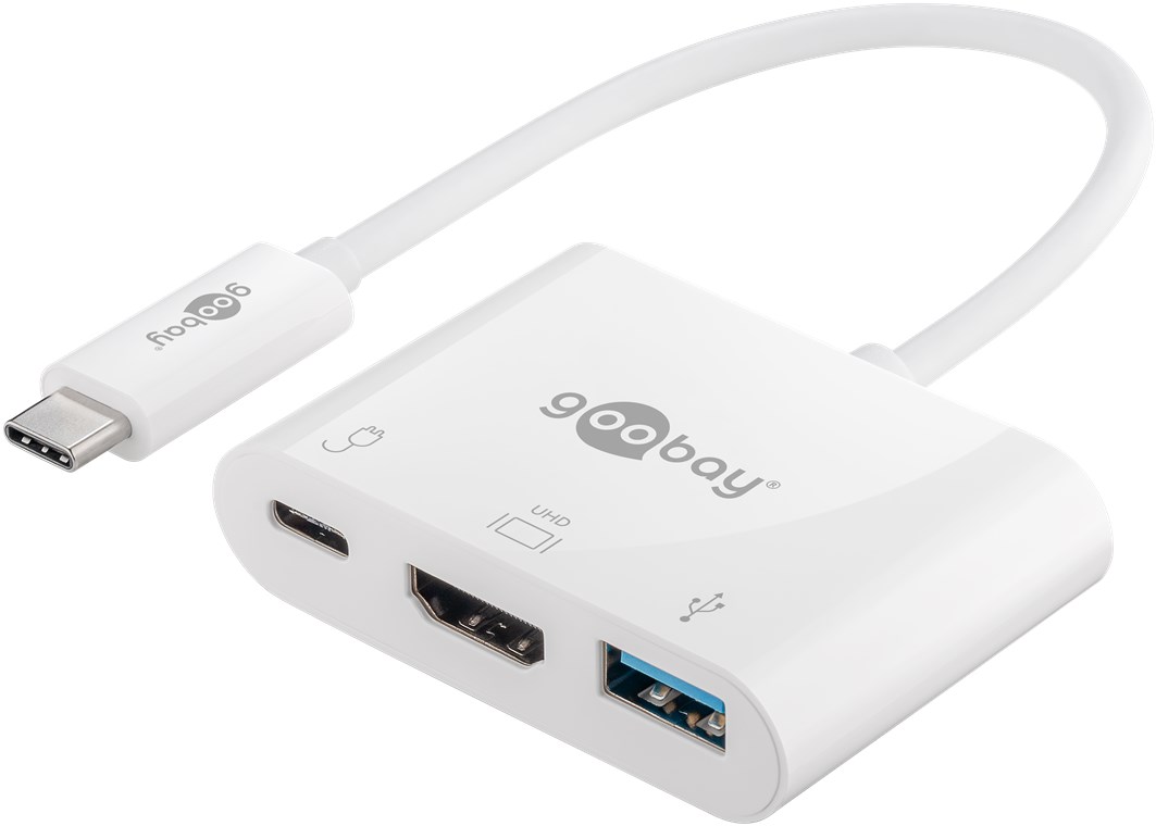 USB-C™ Multiport-Adapter HDMI, PD, weiß