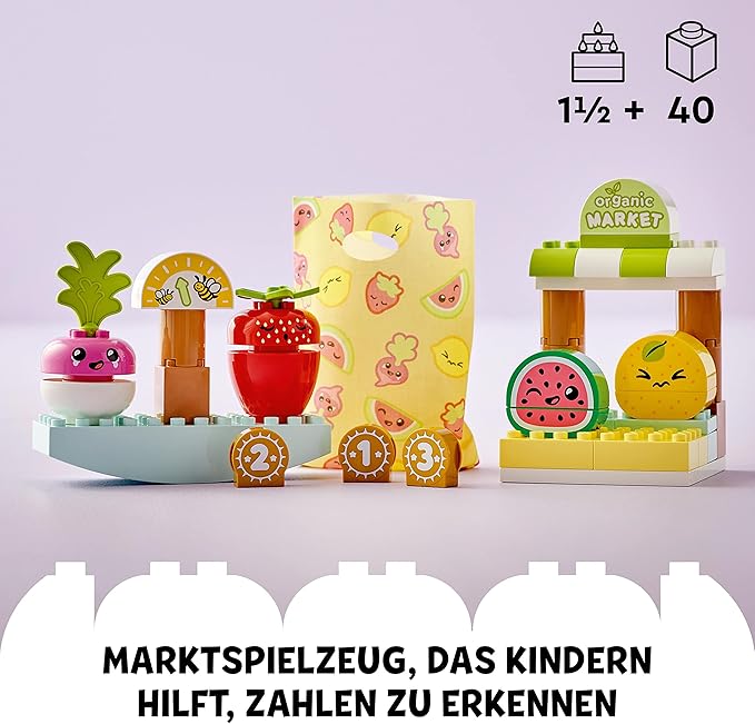 LEGO® 10983 - DUPLO® Biomarkt (40 Teile) LEGO® 10983 - DUPLO® Biomarkt (40 Teile)