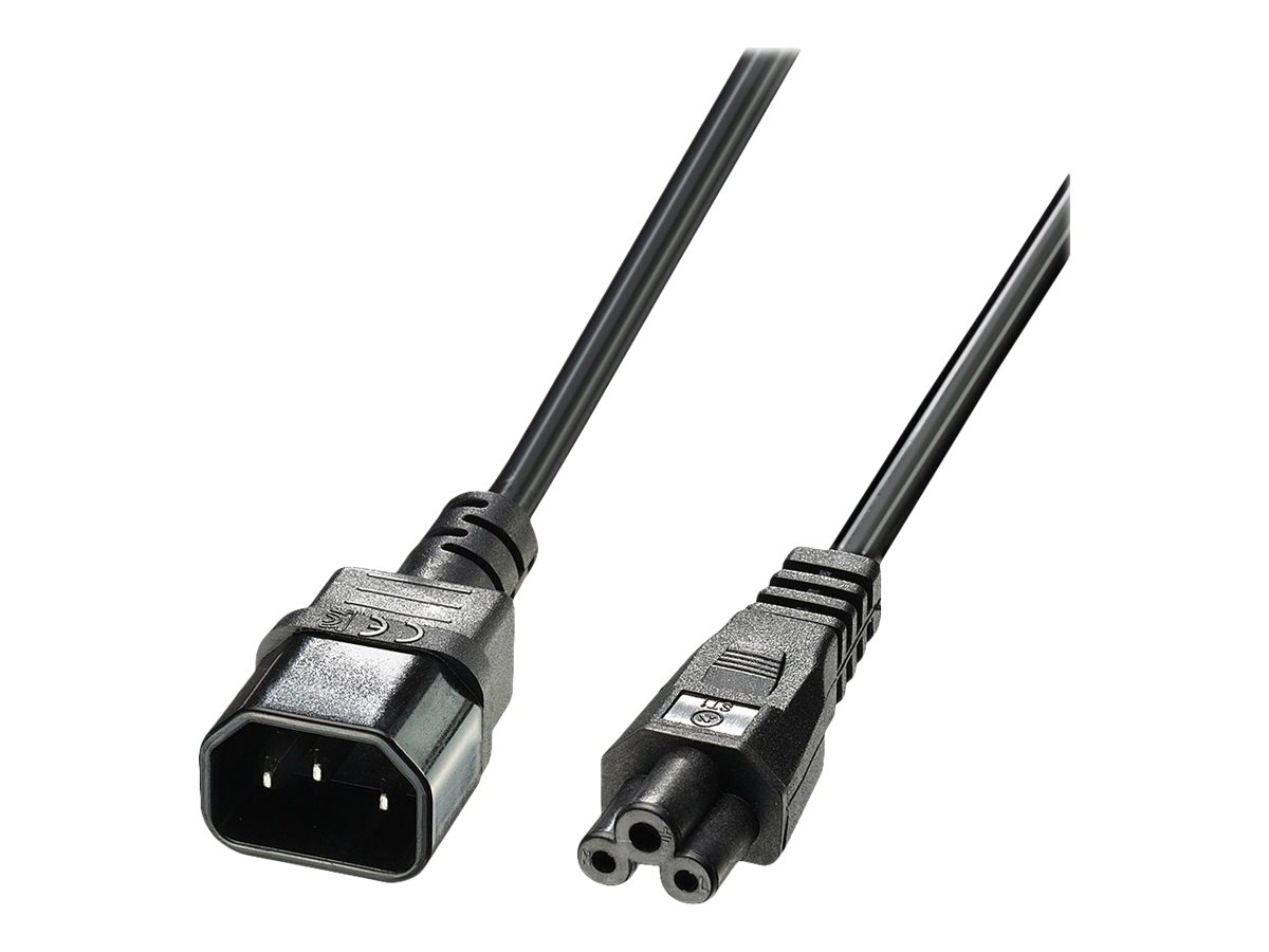 Lindy Cloverleaf - Stromkabel - IEC 60320 C14 zu IEC 60320 C5