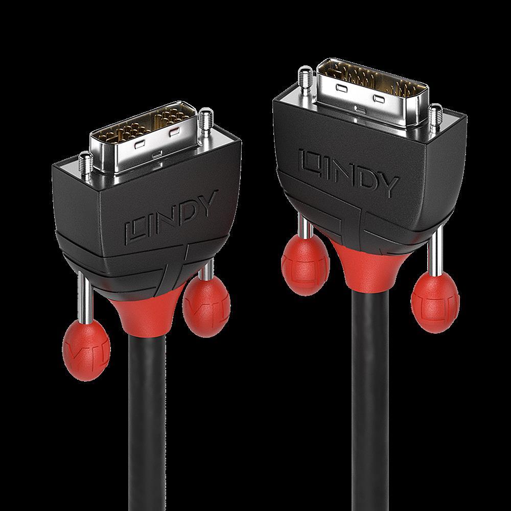 Lindy Black Line - DVI-Kabel - Single Link - DVI-I (M)