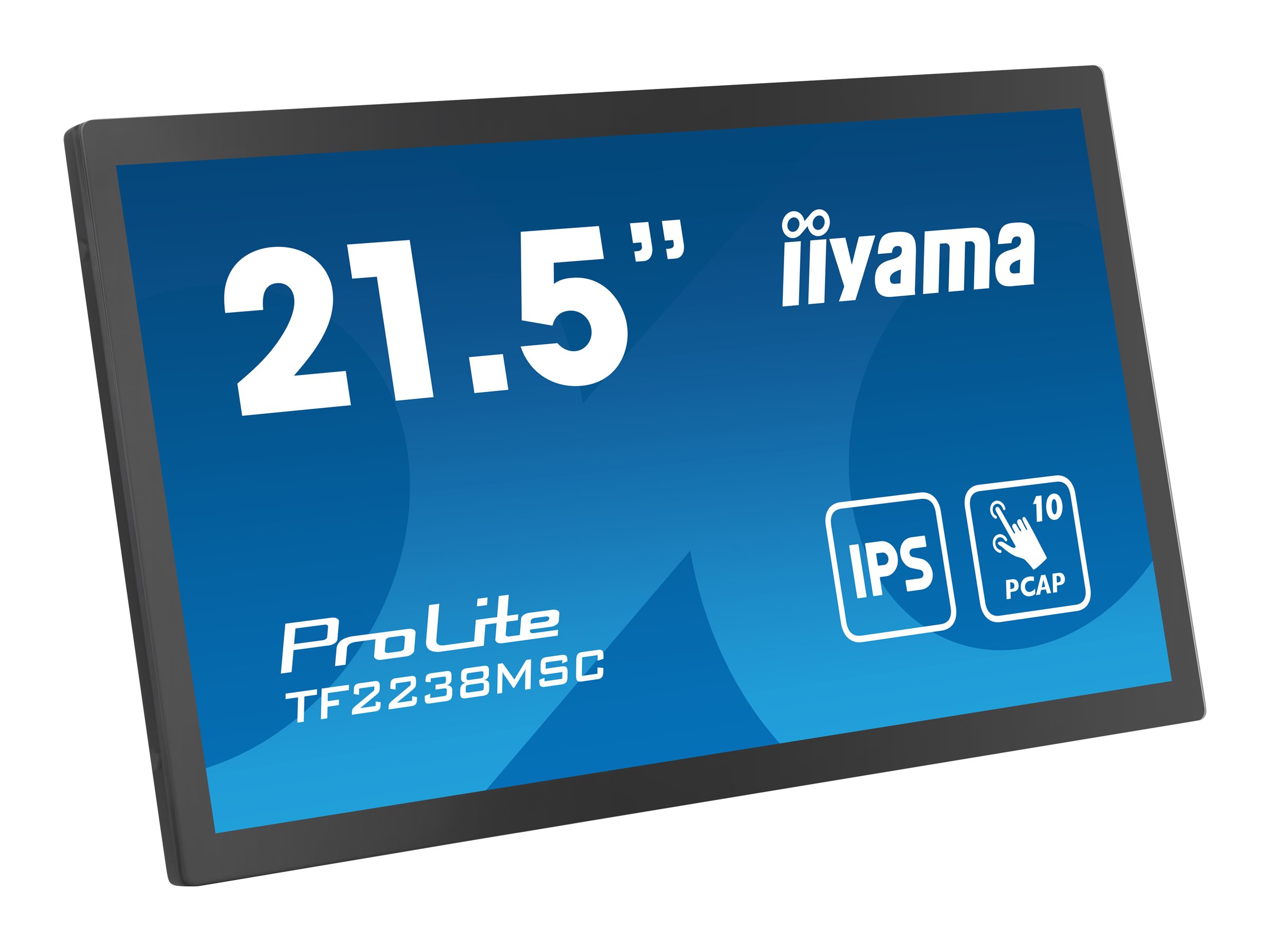 iiyama TF2238MSC-B1 Signage-Display Digitale A-Platine 55,9 cm (22") LED 600 cd/m² Full HD Schwarz Touchscreen