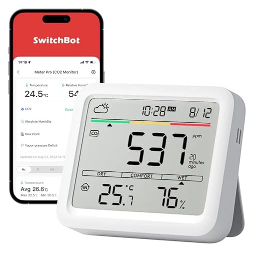 SwitchBot Meter Pro CO2 - Messgerät   Smarte Wetterstation