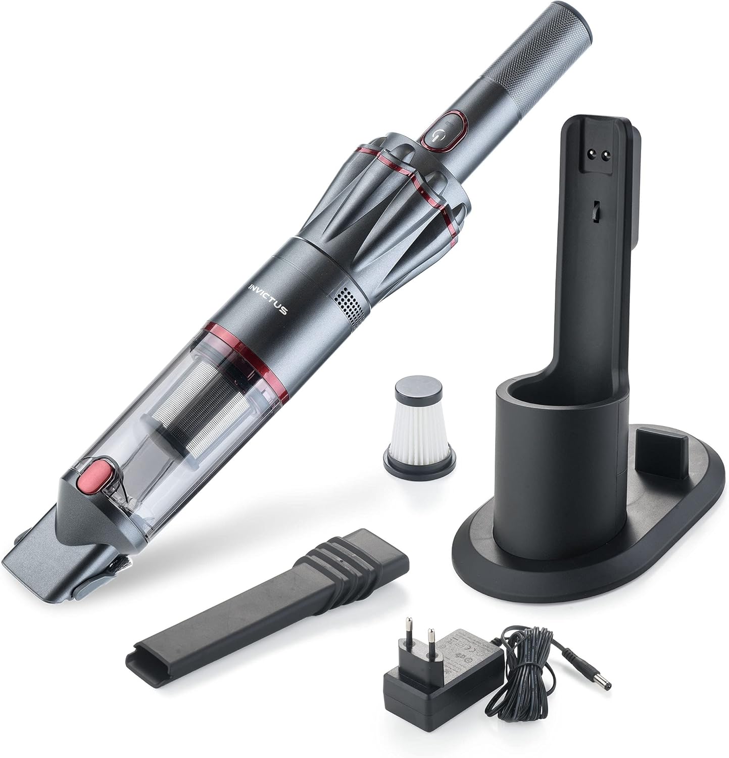 INVICTUS ONE Handstaubsauger Set 10tlg 90W HEPA SE