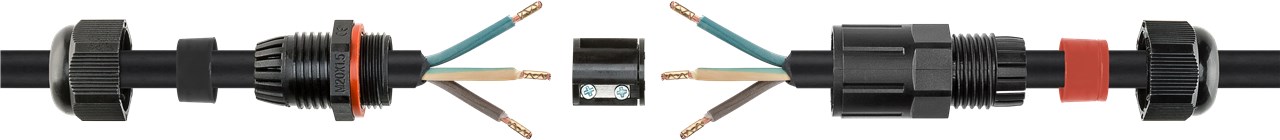 Kabelverbindungsstück 7,5 cm IP68