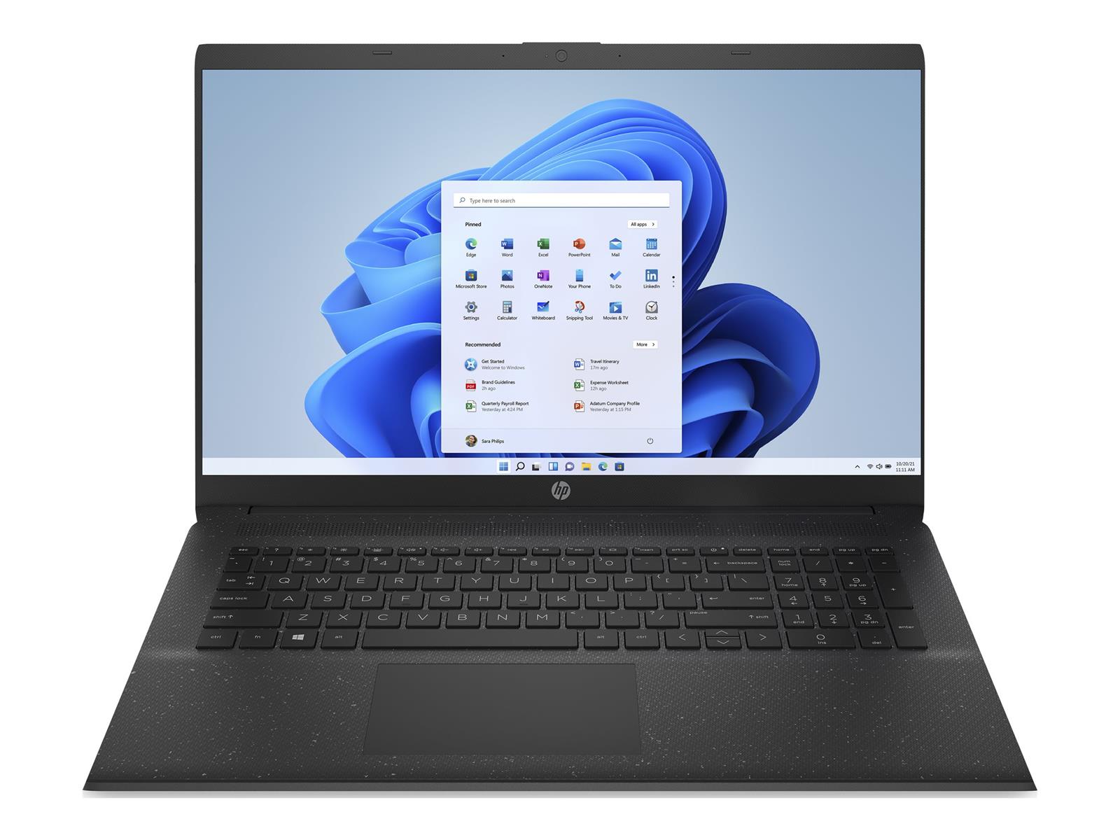 HP Laptop 17-cn0134ng Intel® Celeron® N4120 43,9 cm (17.3") Full HD 8 GB DDR4-SDRAM 256 GB SSD Wi-Fi 5 (802.11ac) Windows 11 Home Schwarz