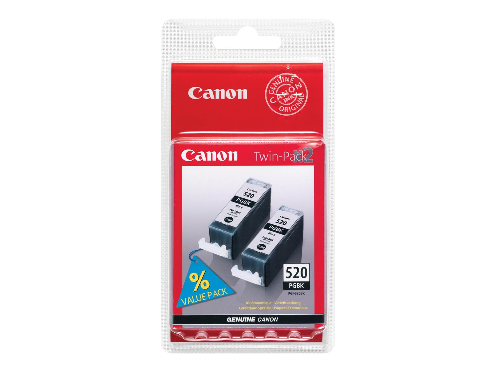 Canon PGI-520BK Twin Pack - 2er-Pack - 19 ml Canon PGI-520BK Twin Pack - 2er-Pack - 19 ml