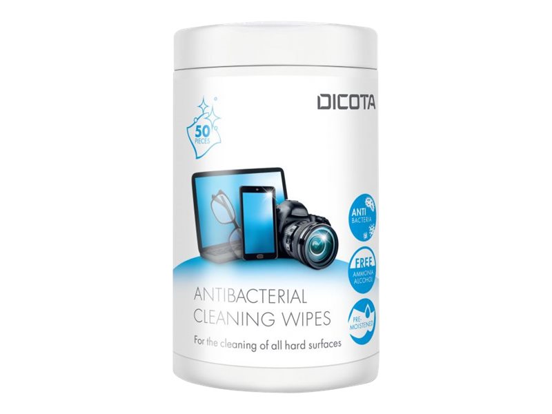 Dicota Reinigungstücher (Wipes) - weiß (Packung mit 50 pieces)