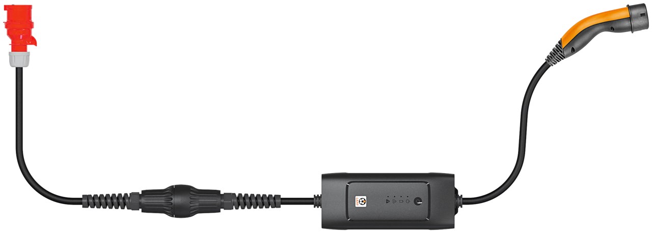 Set mobile Ladestation Universal, Typ 2, bis zu 22 kW, 6 m Set mobile Ladestation Universal, Typ 2, bis zu 22 kW, 6 m