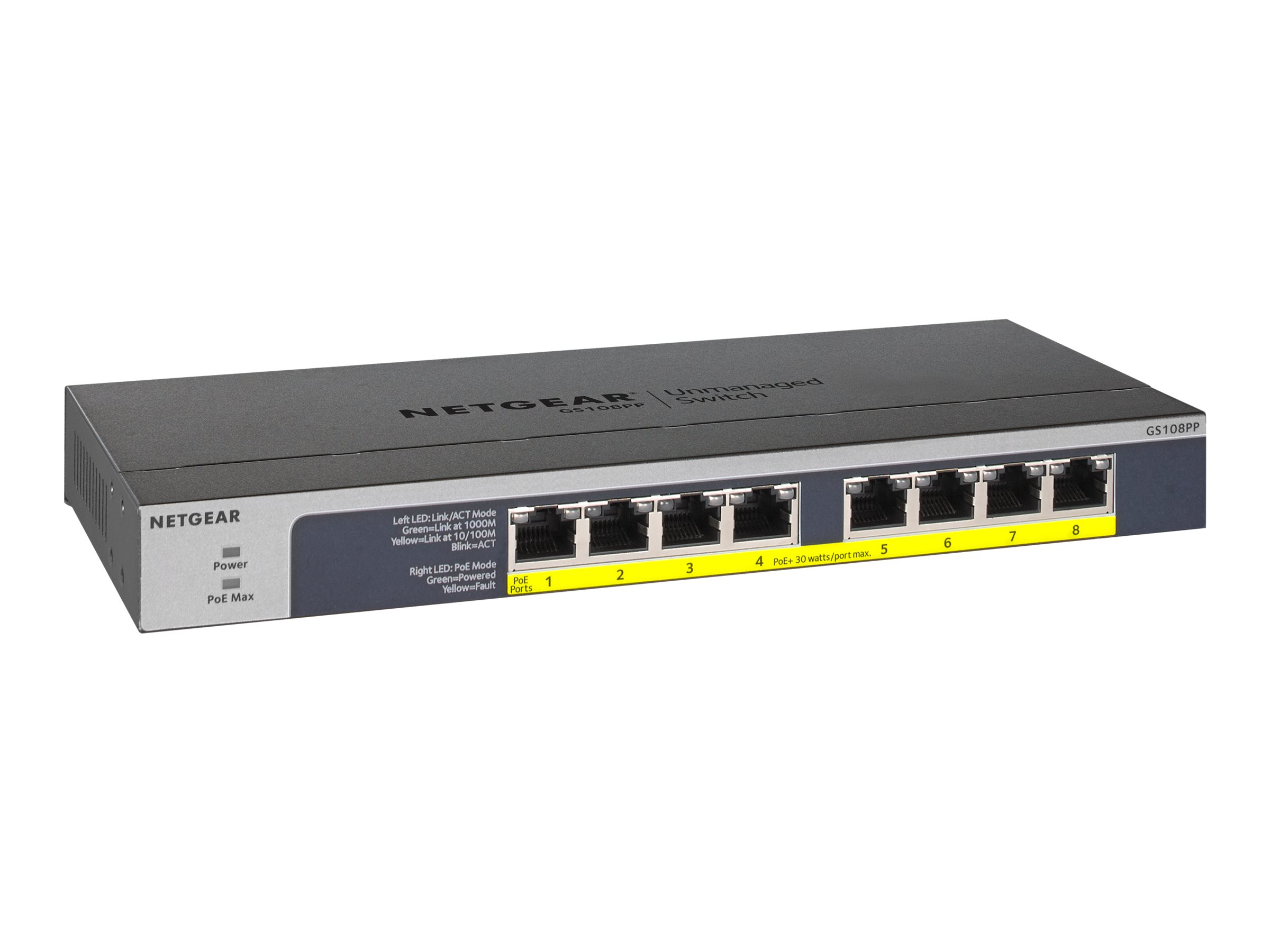 NETGEAR GS108PP-100EUS GIGABIT SWITCH