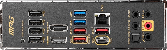 MSI MPG Z590 GAMING FORCE - Motherboard - ATX - LGA1200-Sockel - Z590 Chipsatz - USB-C Gen2, USB 3.2 Gen 1, USB 3.2 Gen 2, USB-C Gen 2x2 - 2.5 Gigabit LAN - Onboard-Grafik (CPU erforderlich)