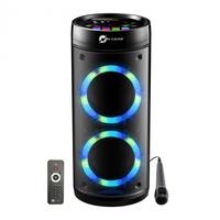 N-Gear Bluetooth Speaker Party Playback/Mikro/LED schwarz