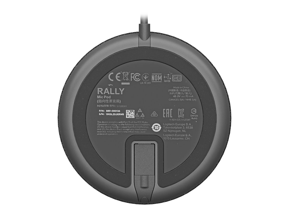 Logitech 989-000430 Mikrofon Graphit Tischmikrofon