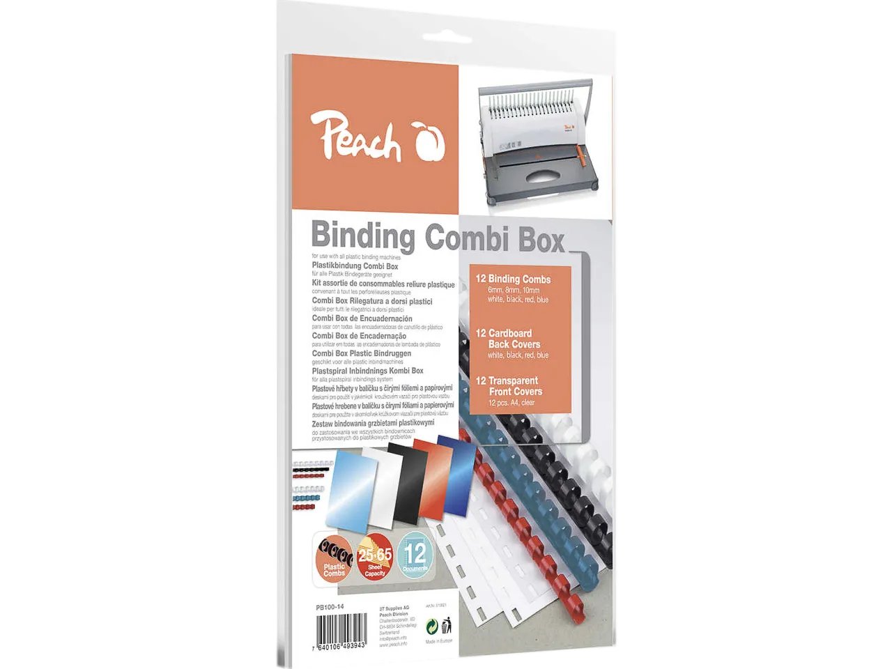 Peach PB100-14 Bindegerät 36 Stück(e)