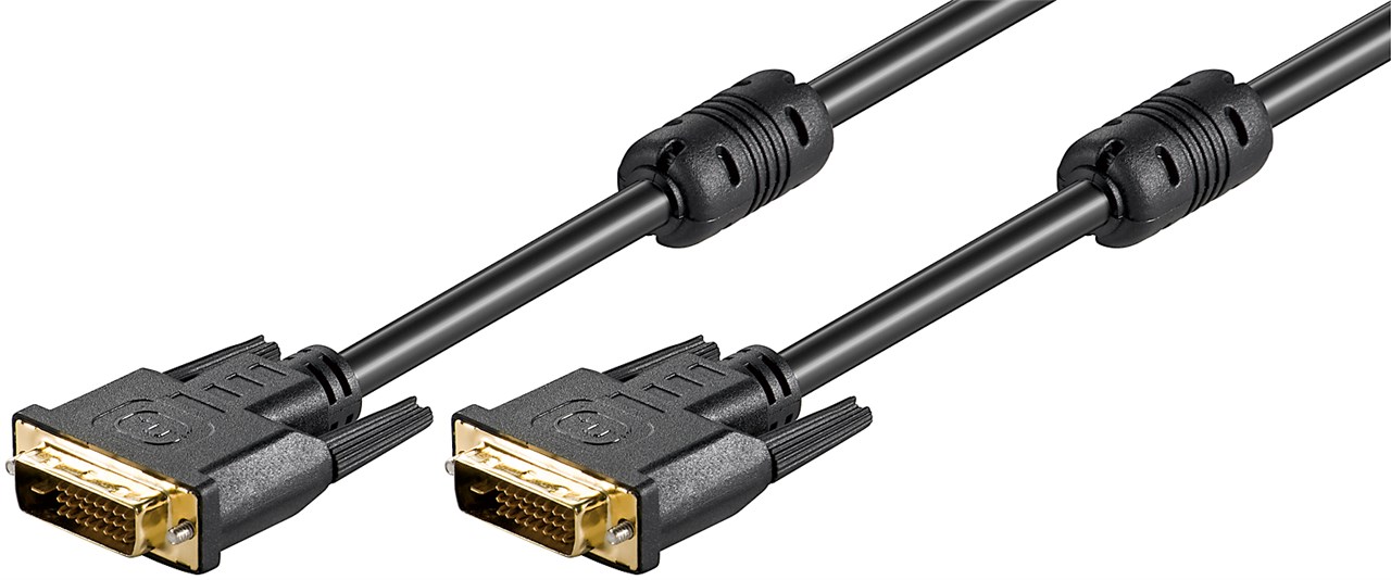 DVI-D Full HD Kabel Dual Link, vergoldet