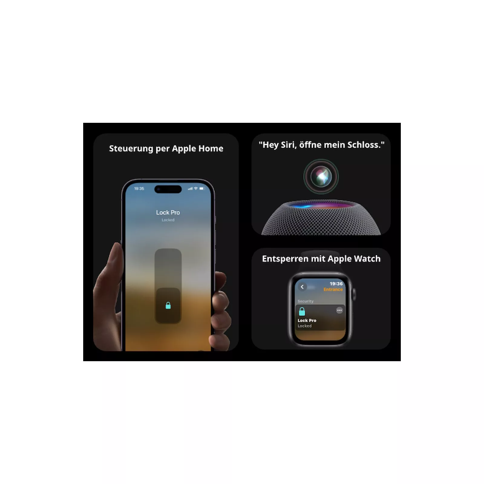 SwitchBot Smart Lock Pro elektronisches Türschloss schwarz SwitchBot Smart Lock Pro elektronisches Türschloss schwarz