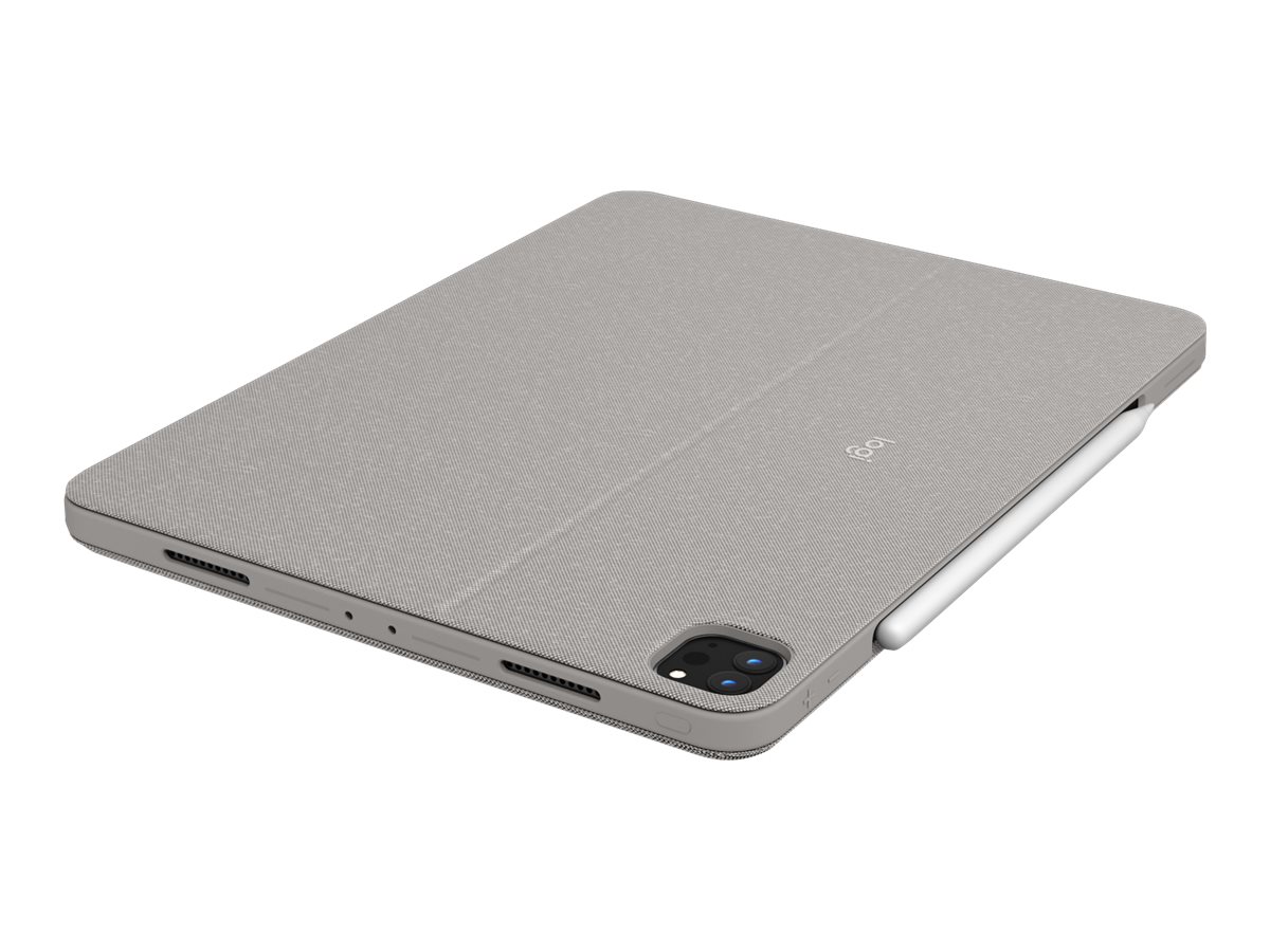 Logitech Combo Touch für iPad Pro 12.9 6. Gen. Hellgrau iPad Pro 129 Deutsch