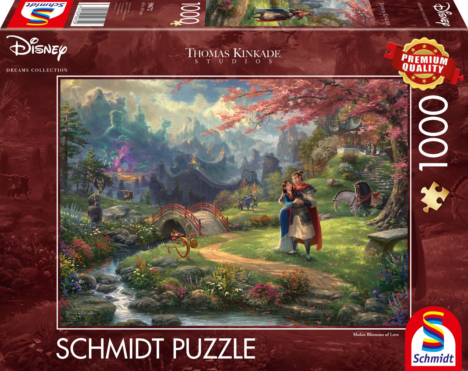 Disney, Mulan - 1000 Teile Puzzle (Thomas Kinkade) Disney, Mulan - 1000 Teile Puzzle (Thomas Kinkade)