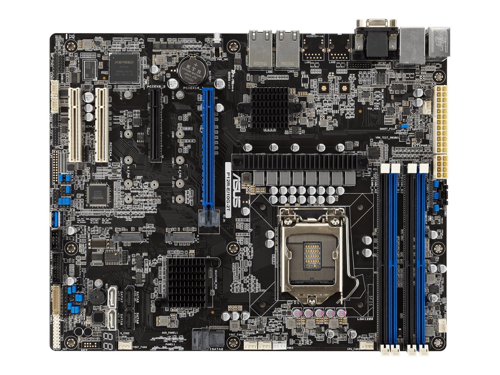 ASUS P12R-E/10G-2T - Motherboard - ATX - LGA1200-Sockel