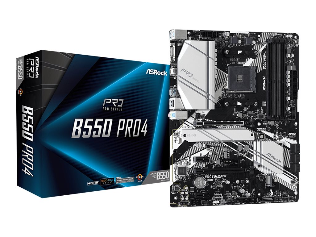 Asrock B550 Pro4 AMD B550 Sockel AM4 ATX