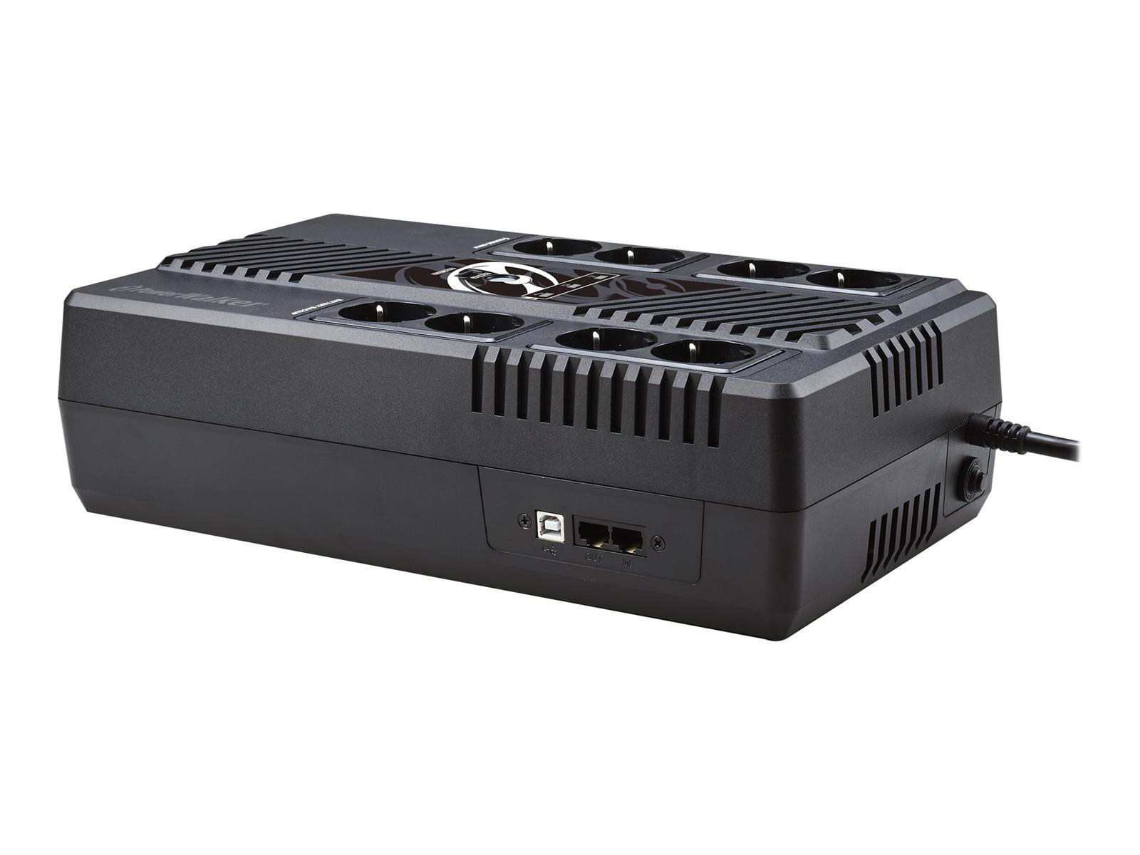PowerWalker VI 1000 MS Unterbrechungsfreie Stromversorgung (USV) Line-Interaktiv 1 kVA 600 W 8 AC-Ausgänge