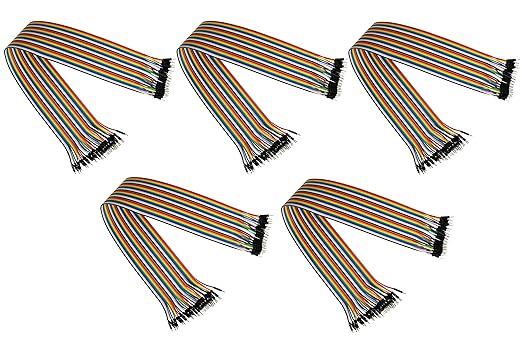 kabelmeister Jumper Wire 40-Pin St-St 5er-Set 20cm