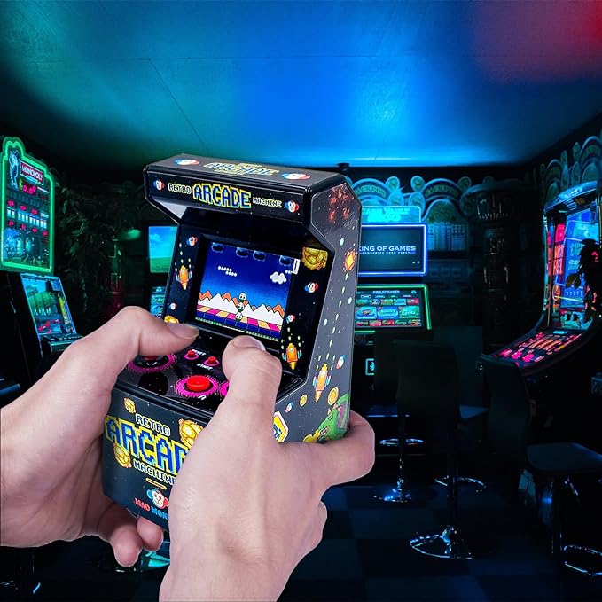 Mad Monkey - Mini Arcade Machine mit 240x 8-Bit Spielen