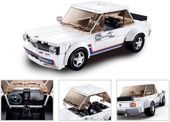 Sluban M38-B1126 - Model Bricks - Auto klassisch weiß