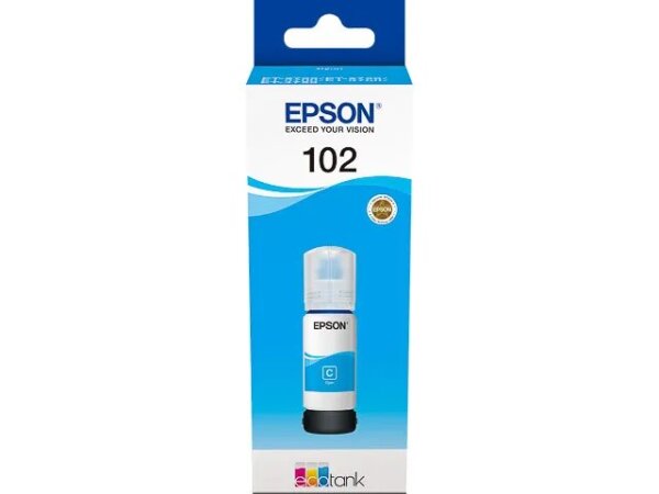 Epson 102 EcoTank Cyan ink bottle