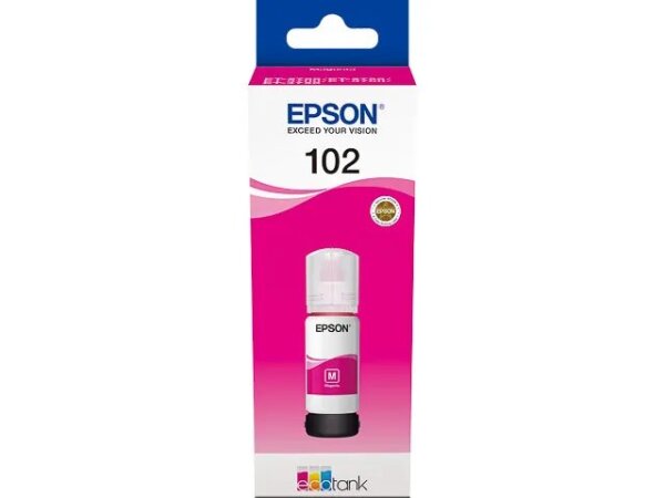 Epson 102 EcoTank Magenta ink bottle