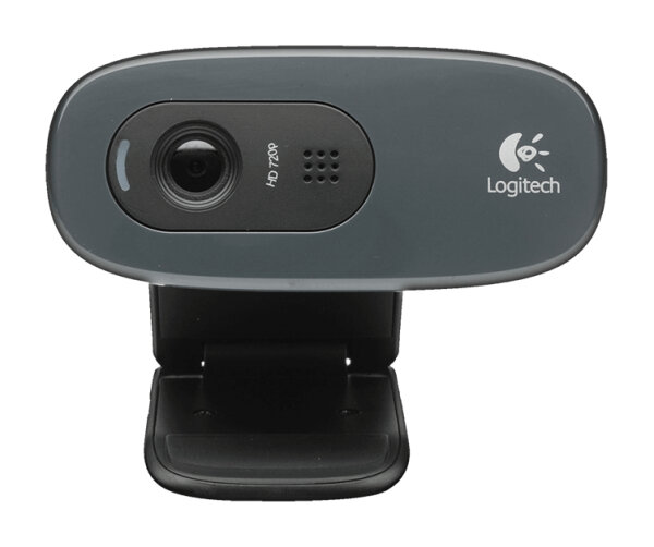 Logitech C270 HD Webcam - grau