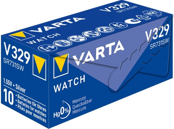 SR731 (V329) Batterie, 10 Stk. in Box