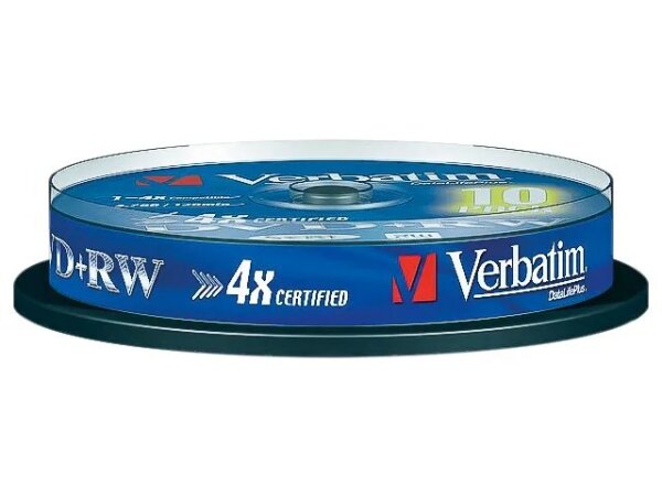 VERBATIM DVD+RW 4.7GB 4x (10) SP