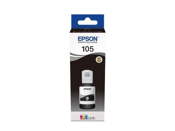 Epson 105 EcoTank Pigment Black ink bottle