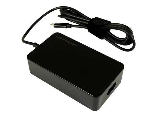 LC-Power LC-NB-PRO-65-C Netzteil & Spannungsumwandler Drinnen 65 W Schwarz