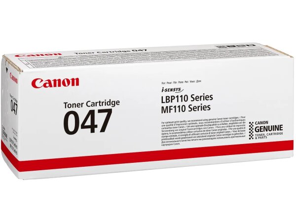Canon 047 Toner-Cartridge, Schwarz