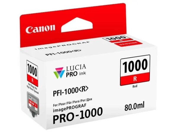 Canon PFI-1000R Tinte Rot