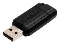 Verbatim PinStripe - USB-Stick 16 GB - Schwarz