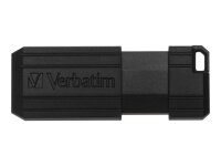 Verbatim PinStripe - USB-Stick 16 GB - Schwarz