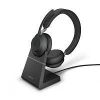 Jabra Evolve2 65 MS Stereo USB-C black mit Ladestation