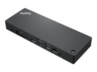 Lenovo 40B00300EU laptop-dockingstation & portreplikator Kabelgebunden Thunderbolt 4 Schwarz, Rot