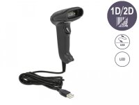 Delock USB Barcode Scanner 1D und 2D mit Anschlusskabel -...