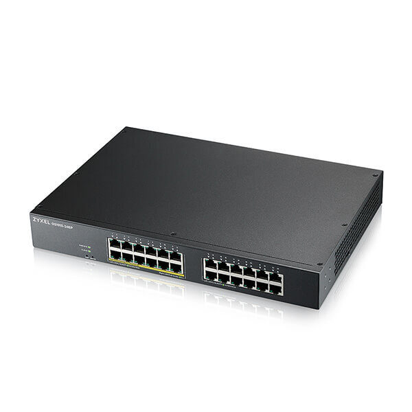 Zyxel GS1915-24EP 24-Port GbE PoE+, 130 Watt 802.3at, Smart Switch