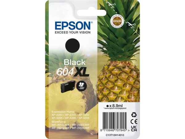 Epson 604XL Druckerpatrone 1 Stück(e) Original Hohe (XL-) Ausbeute Schwarz