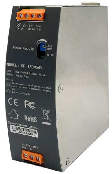 Edimax 150W/54V Industrielles DIN-Rail Netzteil