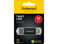 Intenso Twist Line USB-Stick 32 GB USB Type-A / USB...